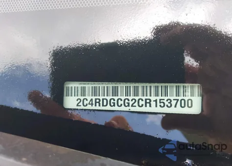 2012 Dodge Grand Caravan Sxt из США, поврежденный, VIN 2C4RDGCG2CR153700